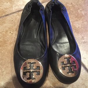 Tory Burch Minnie Travel Logo Ballerina Flat